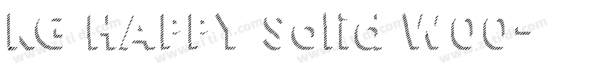 KG HAPPY Solid W00字体转换